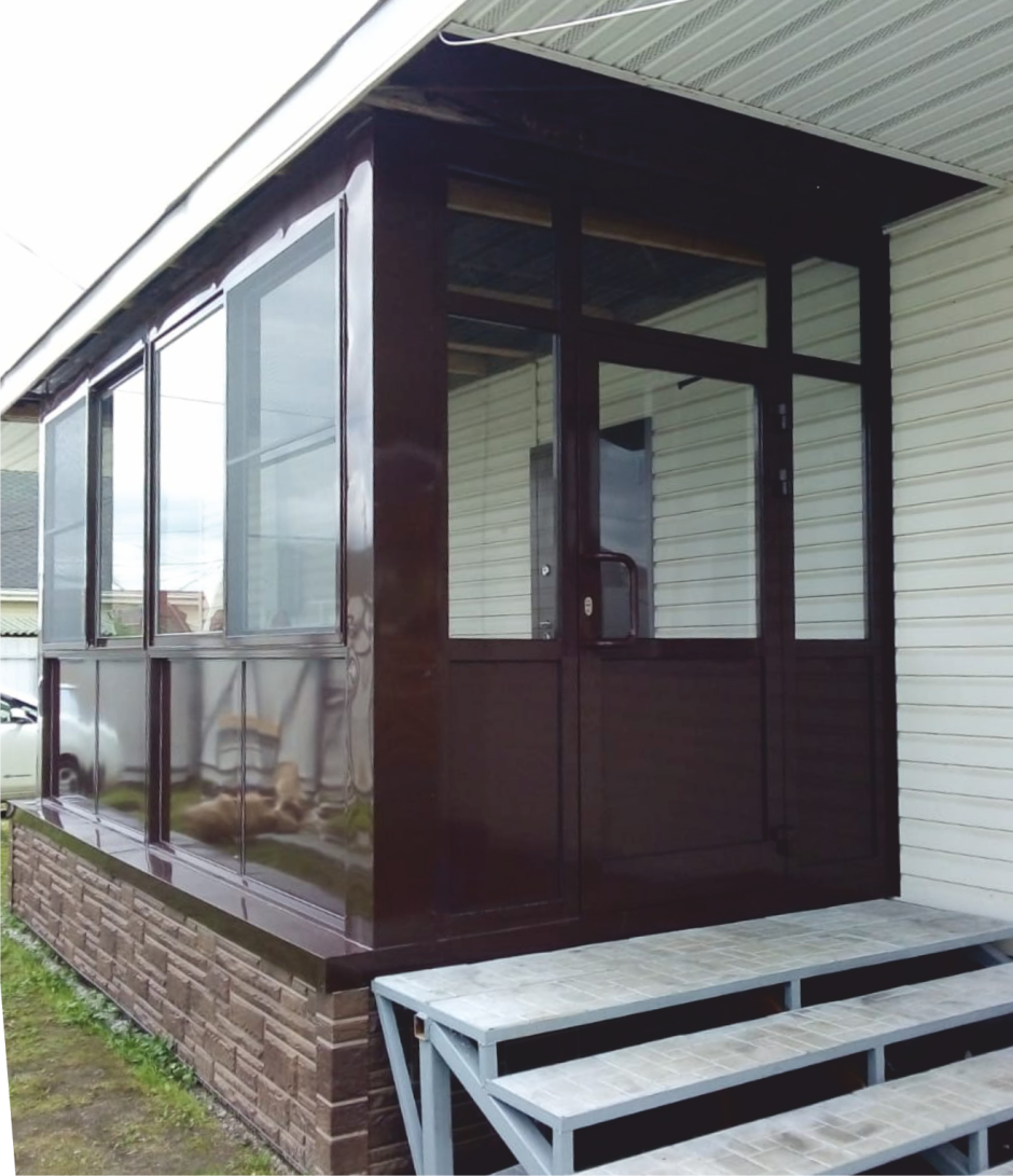 Палаццо остекление террасы