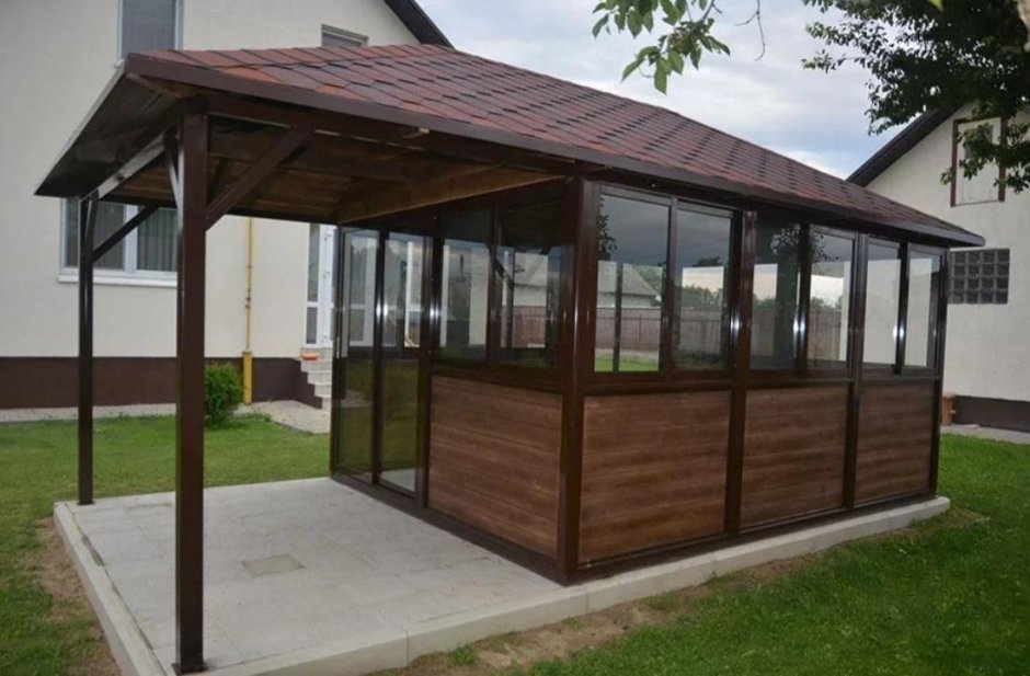 Палаццо остекление террасы