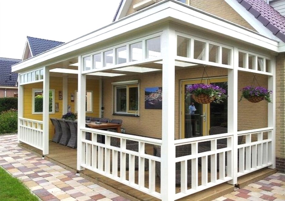 Терраса из кирпича