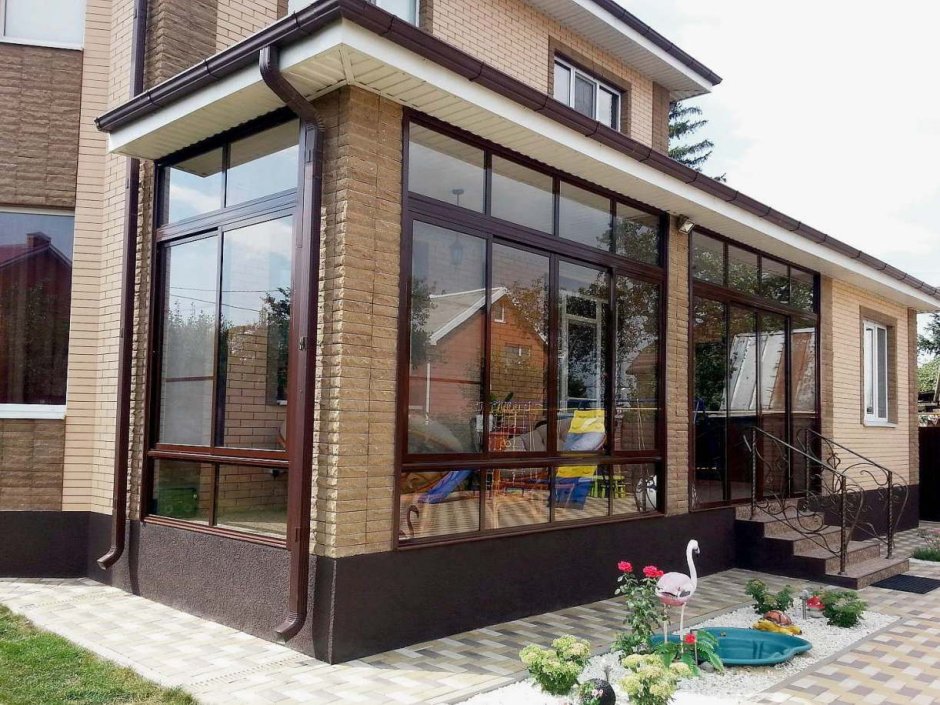 Крыльцо с террасой