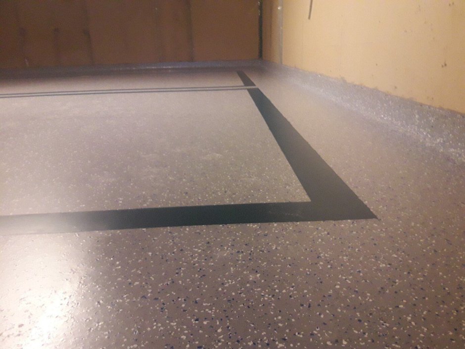 Топинговый бетонный пол