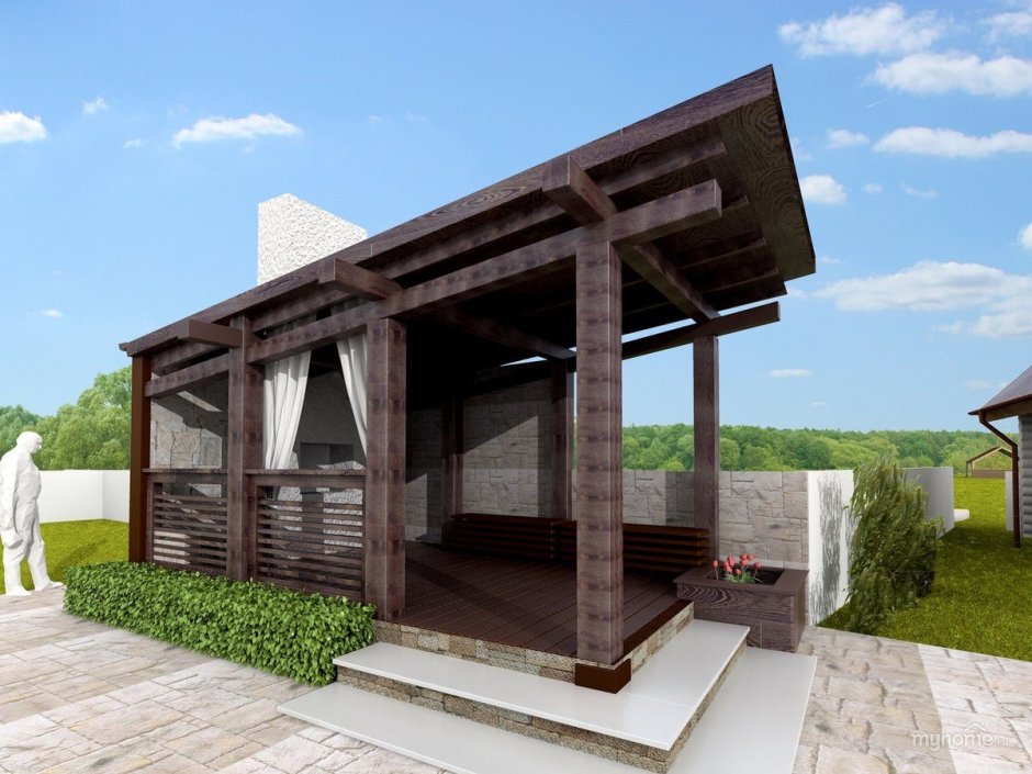 Двухэтажная беседка Duplex 30