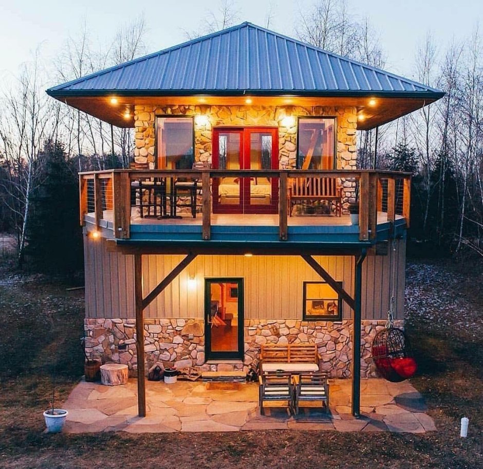 Двухуровневая беседка