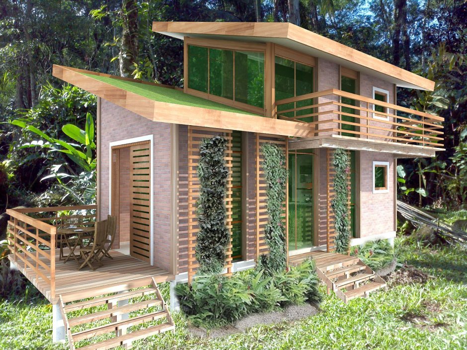 Двухэтажная беседка