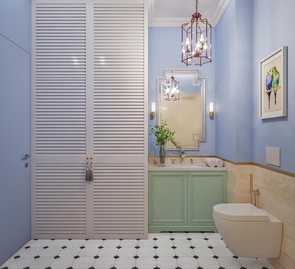 Мебель с жалюзийными дверцами