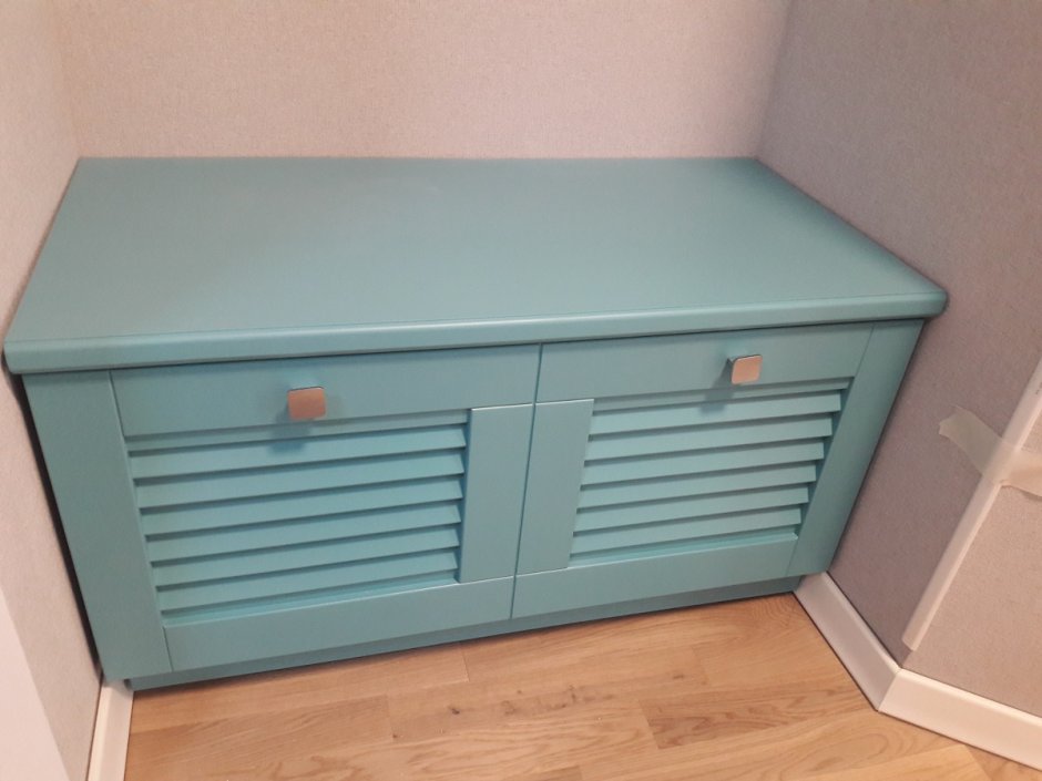 Жалюзийные двери в ванной