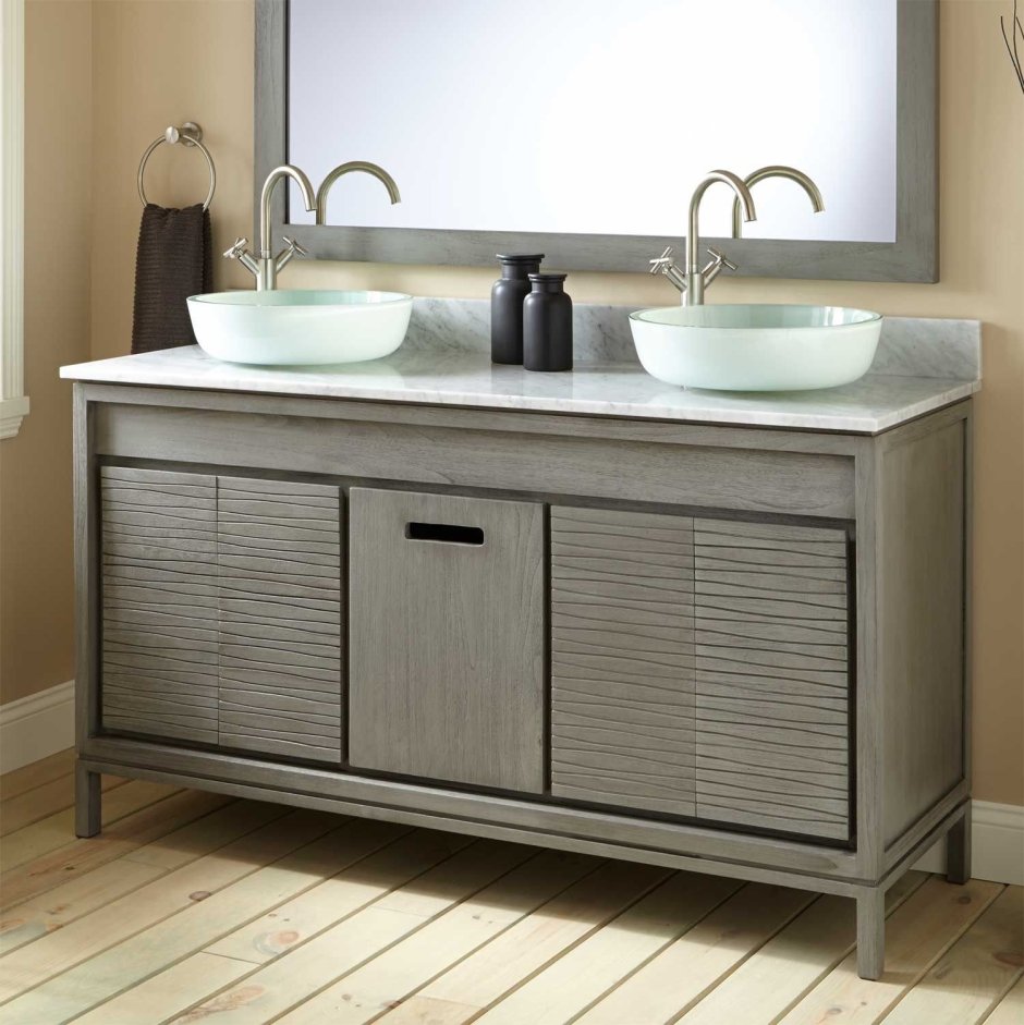 Жалюзийные двери в ванной