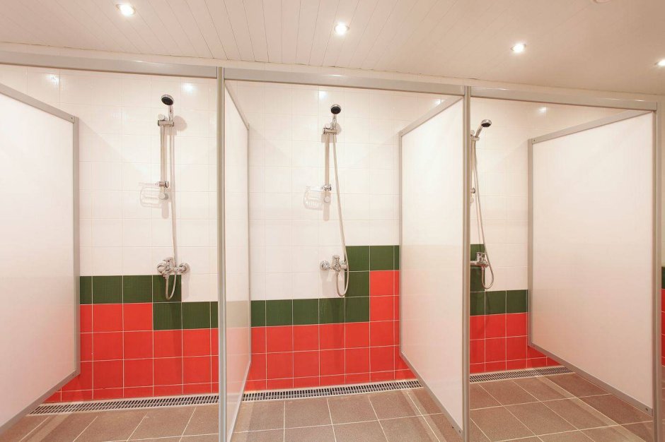 Душевые в производственных зданиях