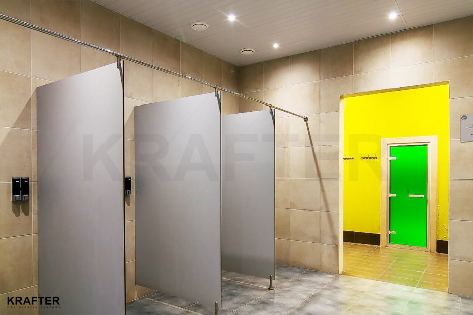 Душевые перегородки из HPL пластика