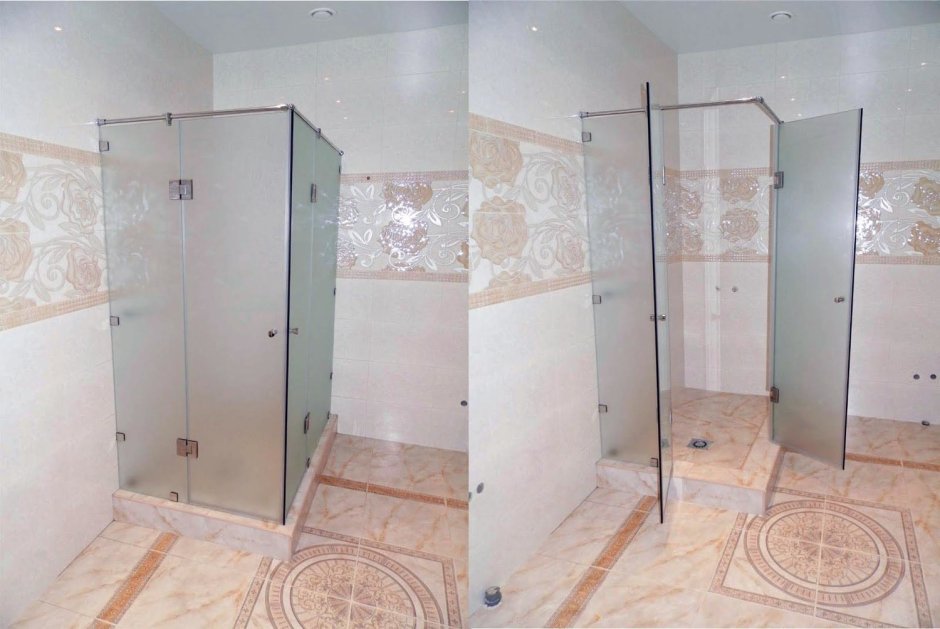 Душевые перегородки из стекла