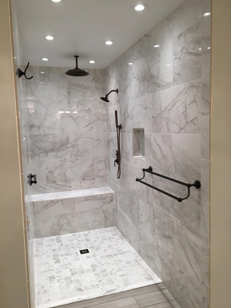 Душевая в скандинавском стиле