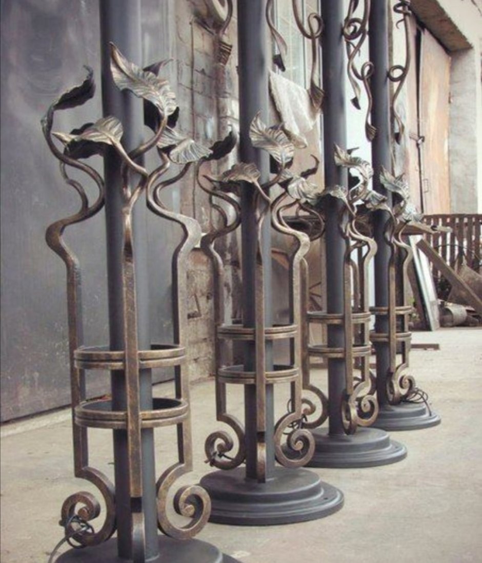 Кованые колонны