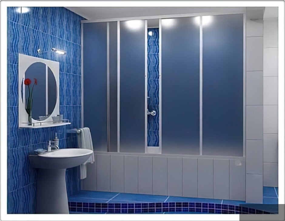 Пластиковые шторы для ванной