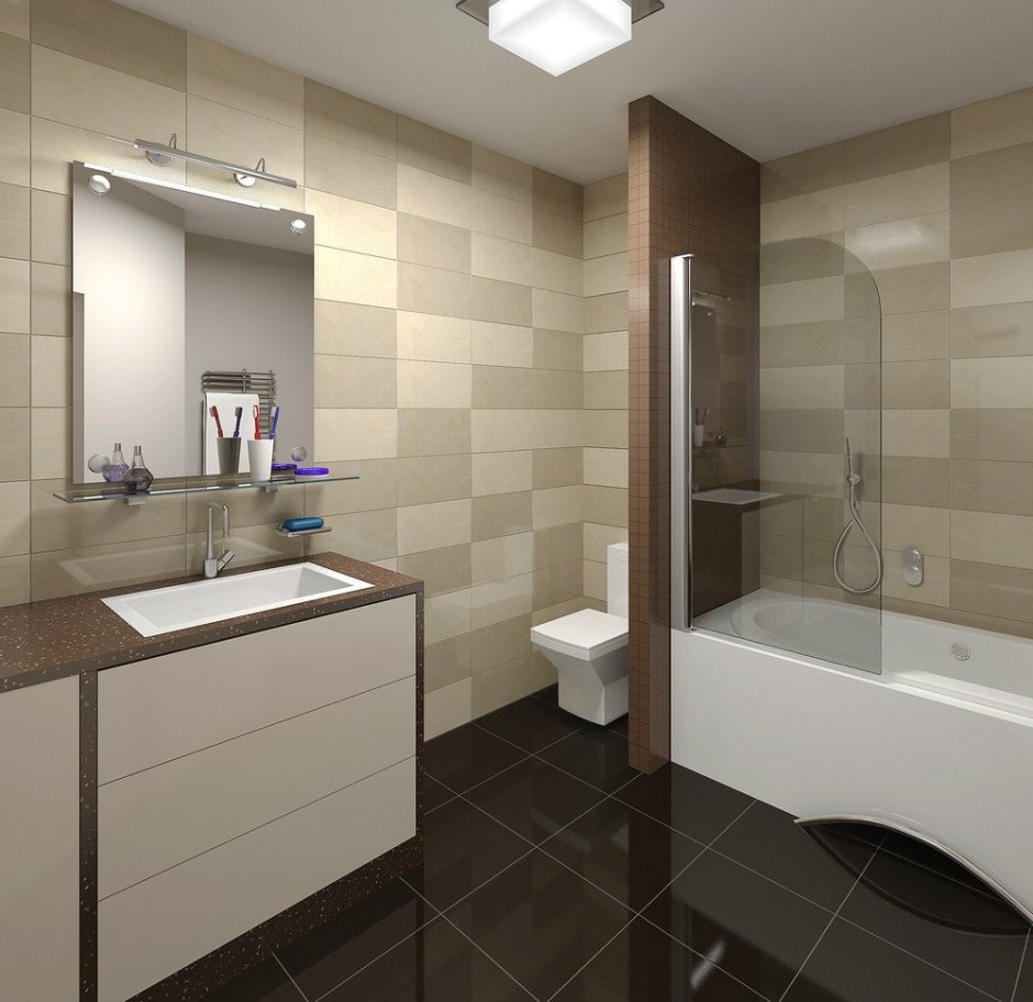 Перегородка в совмещенном санузле