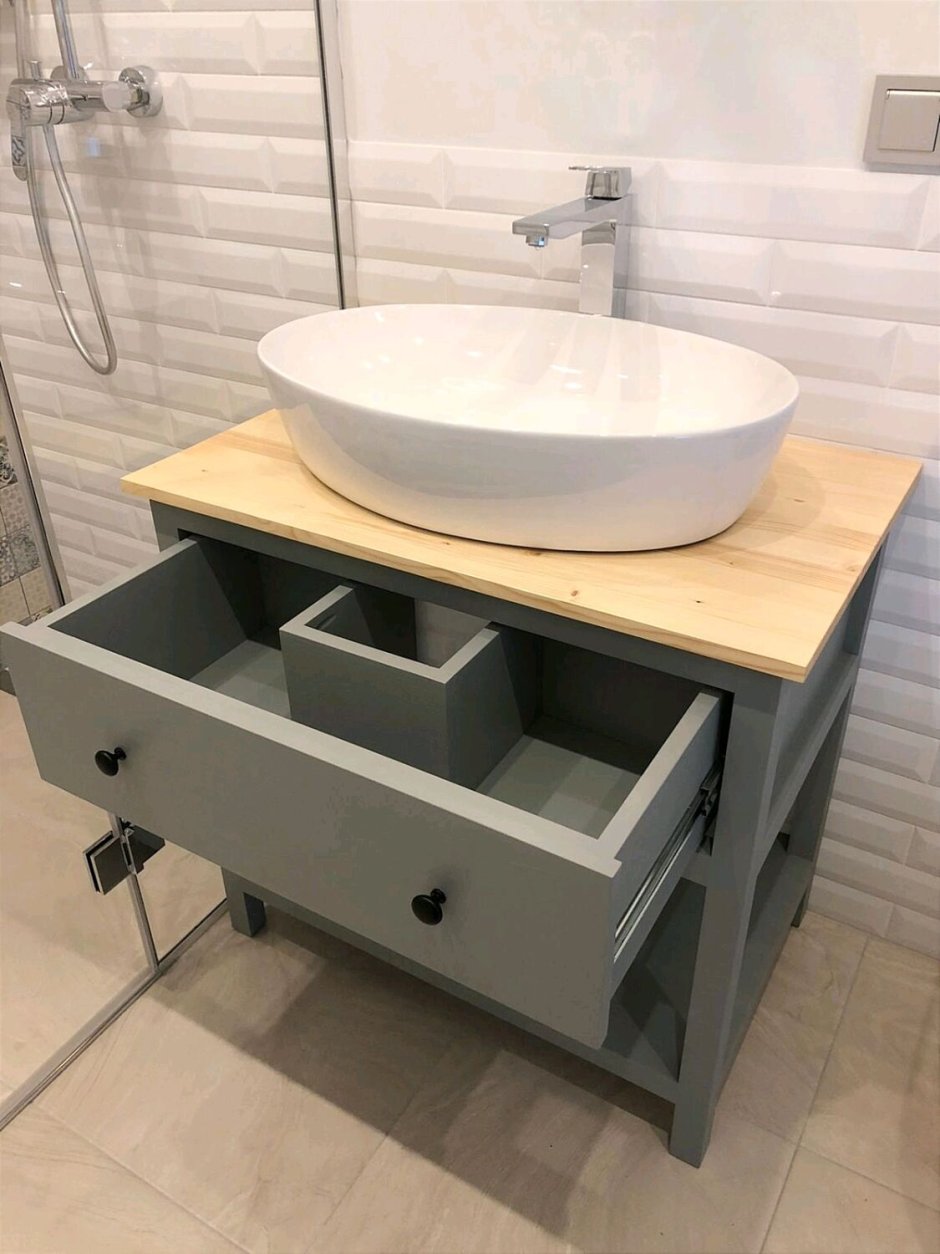 Икеа ХЕМНЭС тумба под раковину