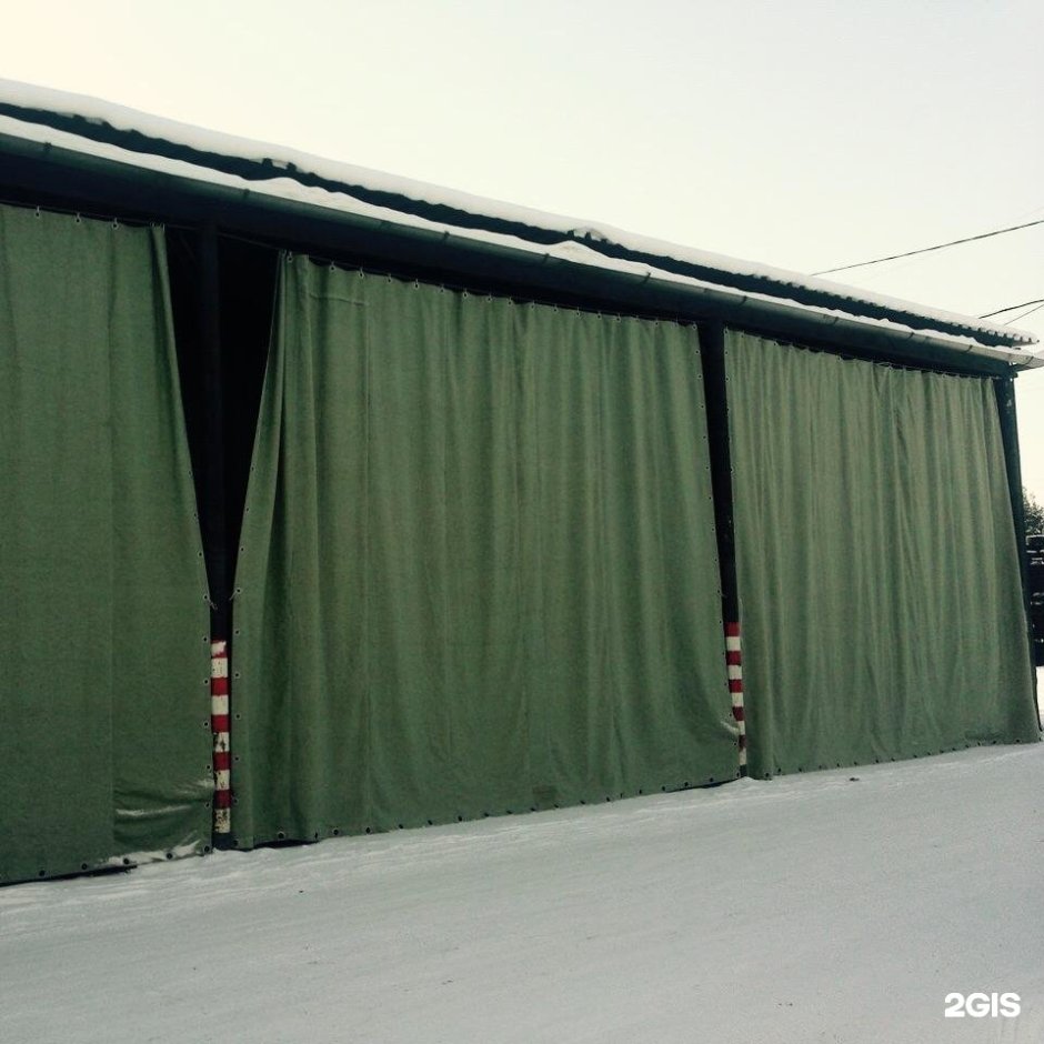 Штора для гаража утепленная брезент ОП