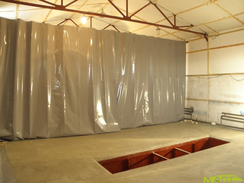 Полог в гараж