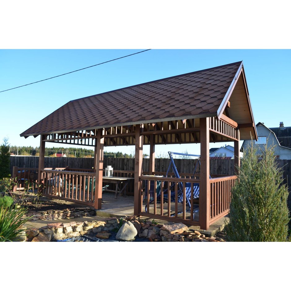 Гибкая черепица Docke Гранада кофе