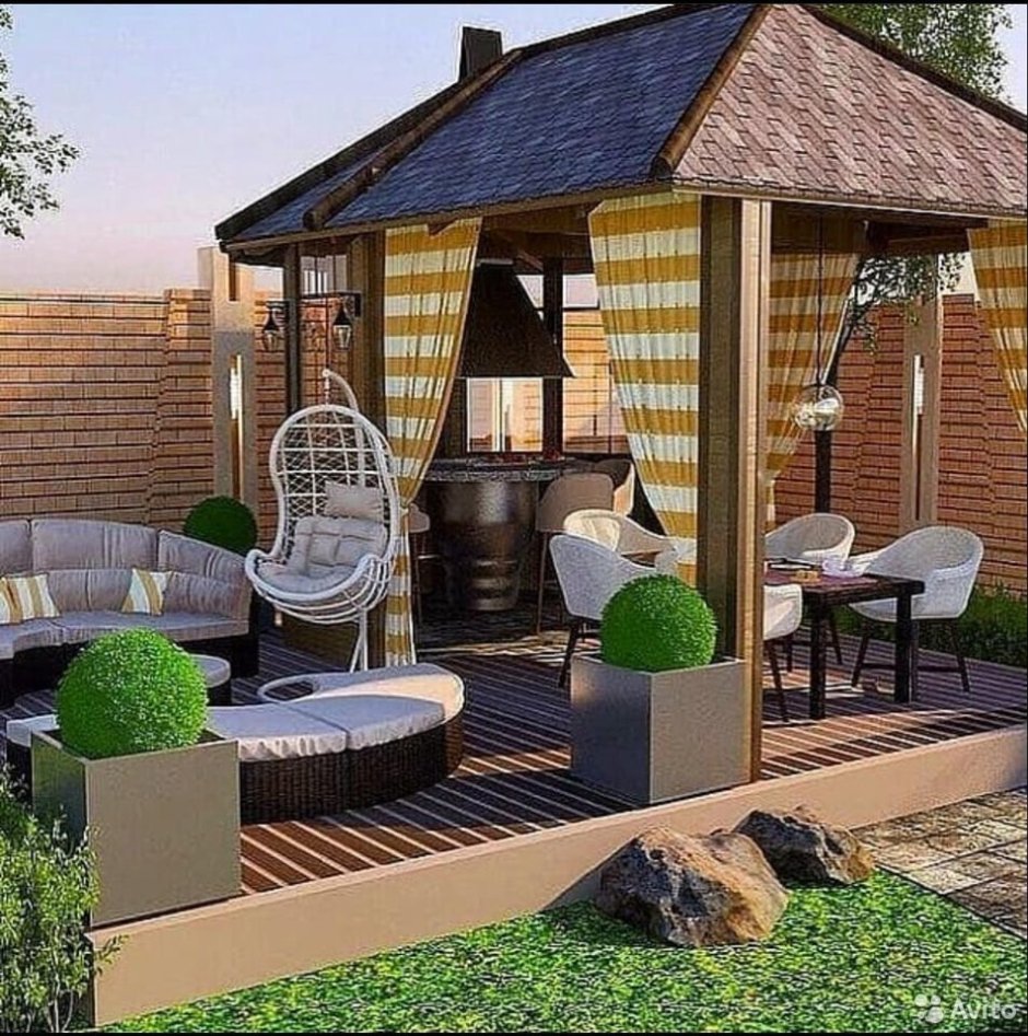 Зона отдыха на даче