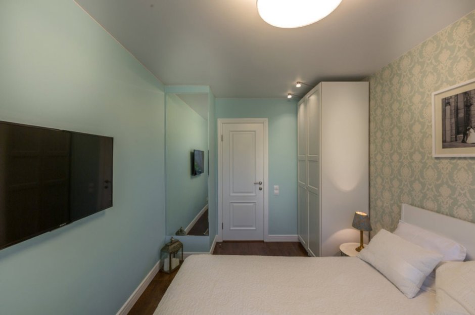 Светлая спальня в скандинавском стиле