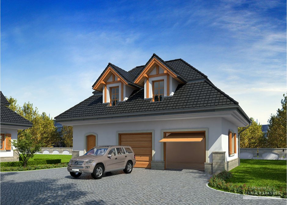 Гараж с мансардой