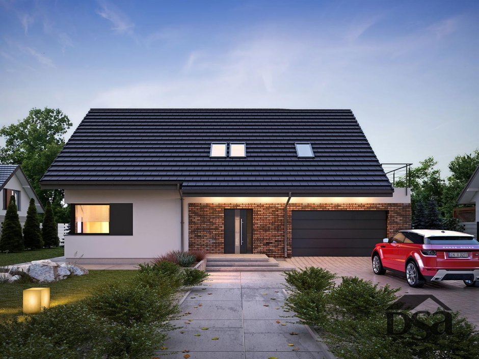 Проекты домов с гаражом