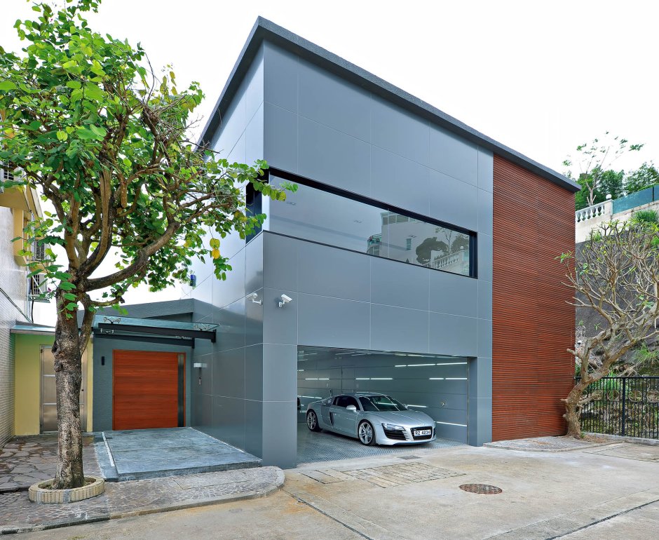 Двухэтажный гараж