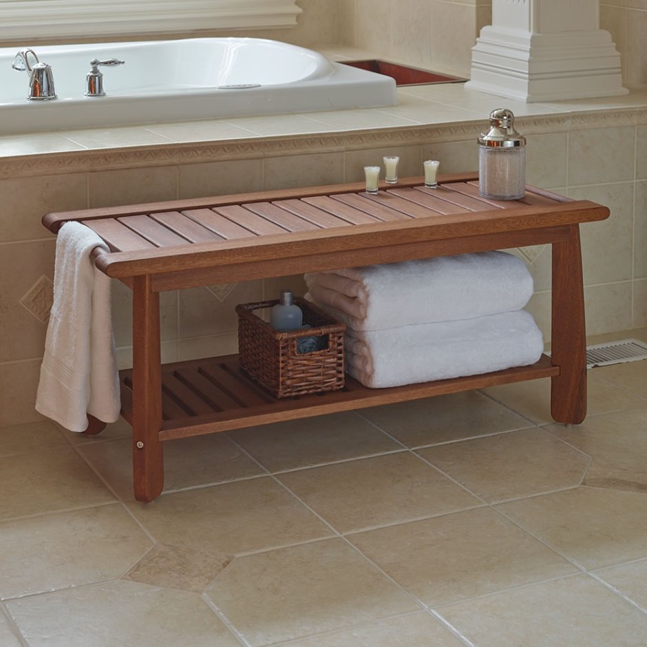 Скамья в ванную комнату