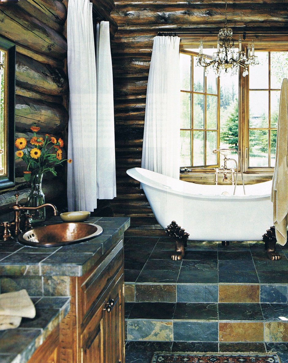 Норвежский стиль в интерьере ванной