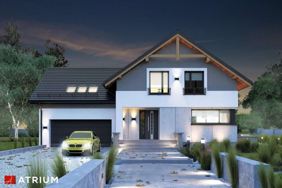 Дома с встроенными гаражами