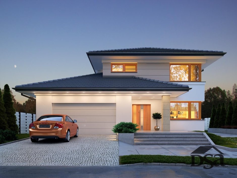 Дом с гаражом