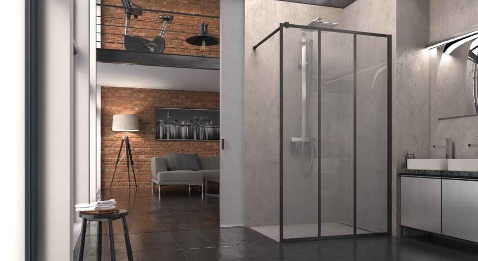 Душевое ограждение Loft 1100