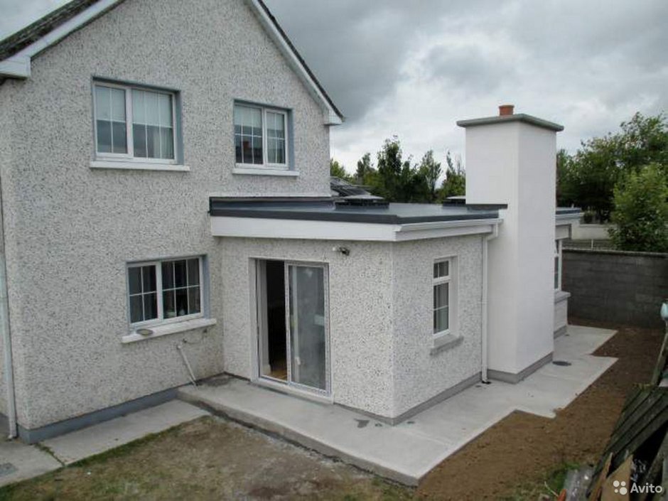 Пристрой к дому из пеноблоков