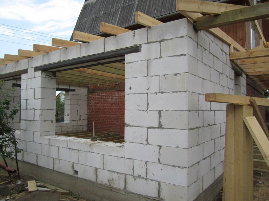 Веранда пристроенная к дому