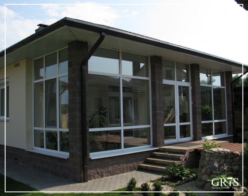 Наружная отделка террасы