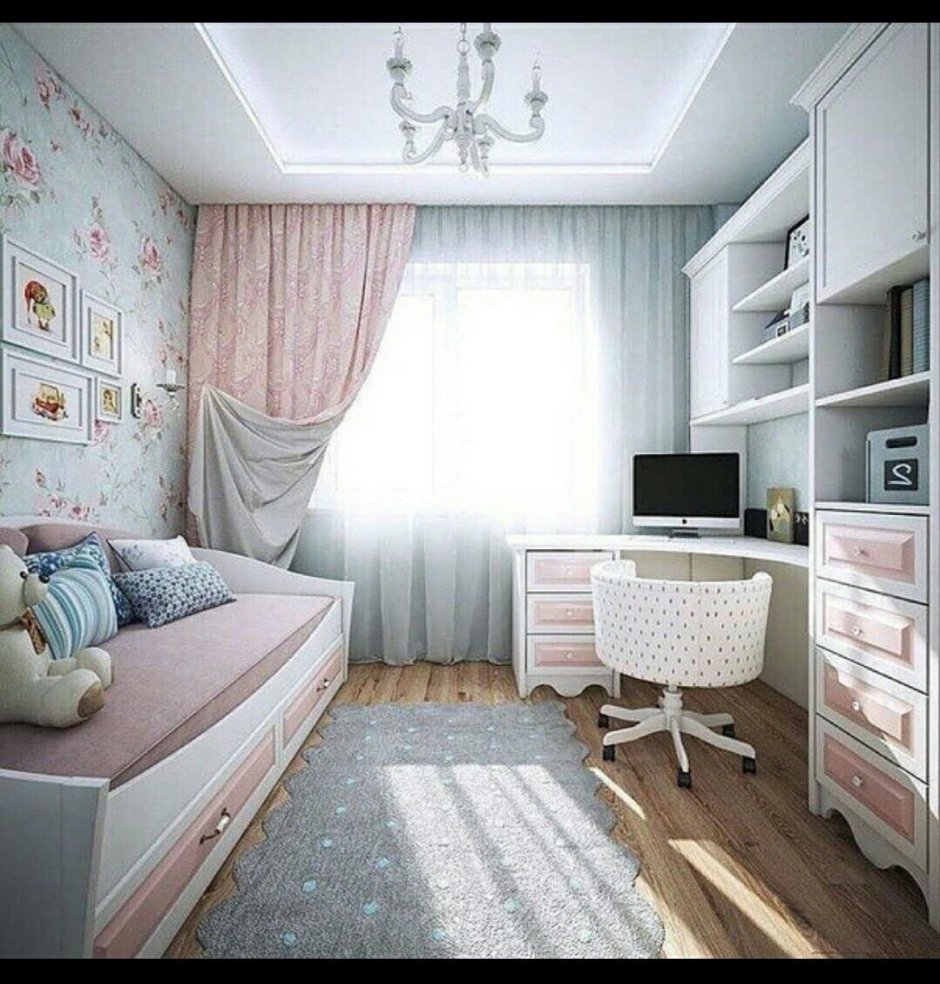 Детская комната для девочки подростка