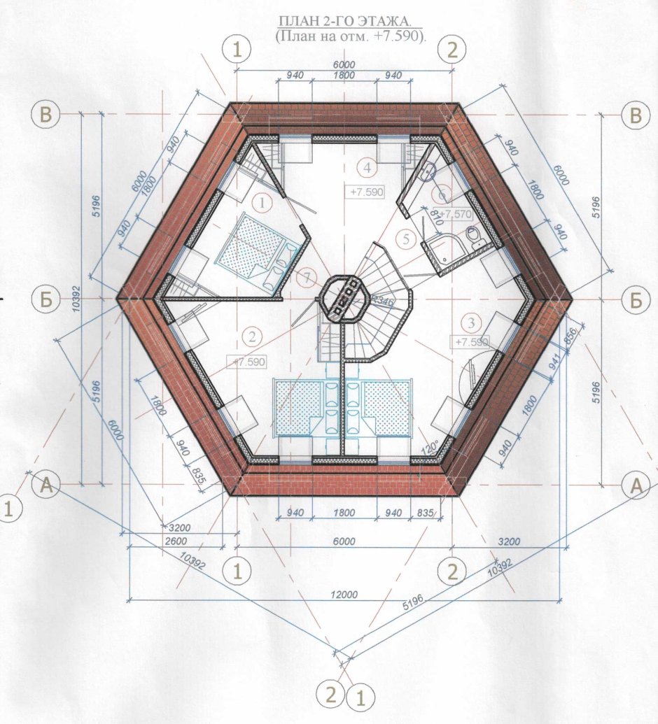 Дом восьмиугольник проект Octagon