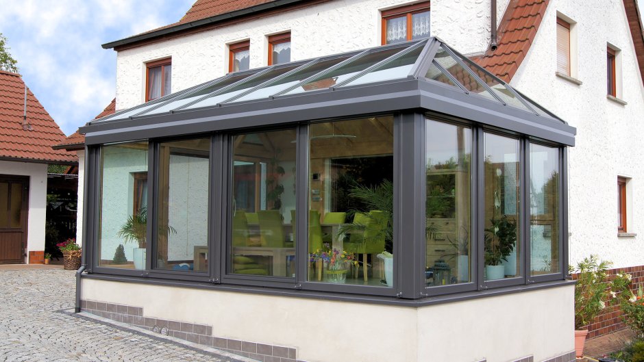 Остекление террасы каркасник