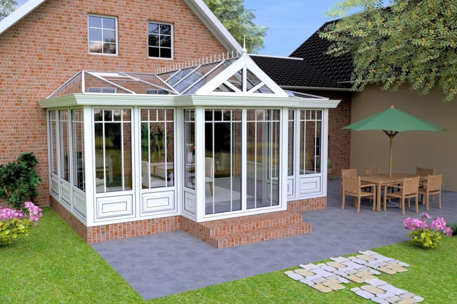 Палаццо остекление террасы