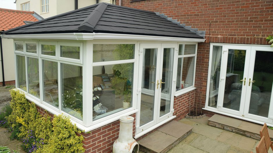 Веранда к дому из пластика