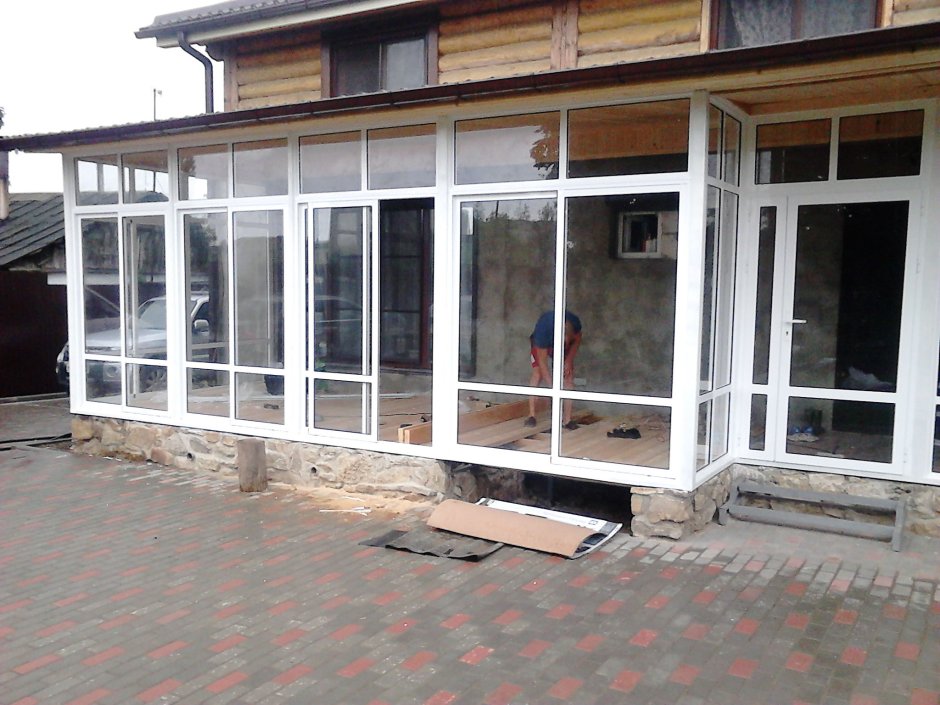 Пластиковые окна на веранду
