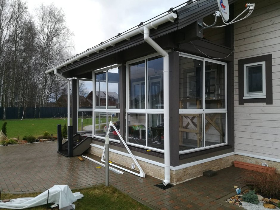Остекление веранды Слайдорс