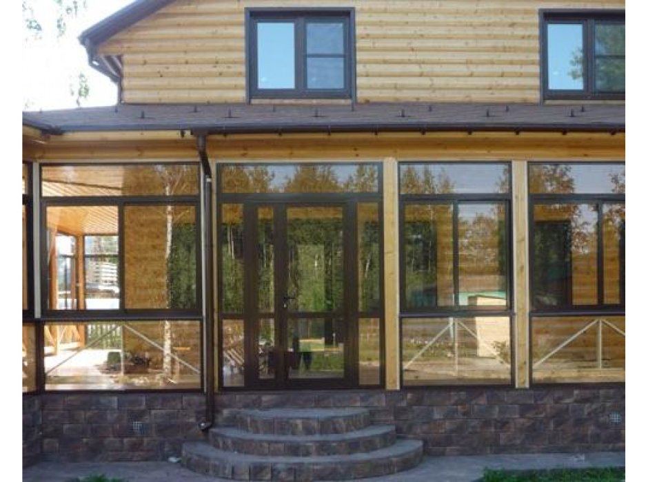 Rehau остекление веранды