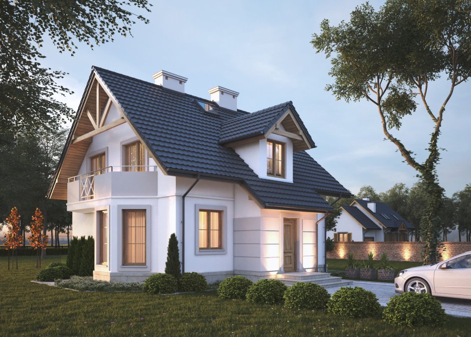 Дом с мансардным этажом