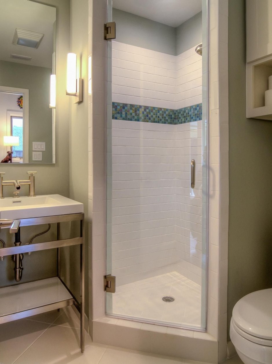 Санузел 4 кв м 2,5х1,5 с душевой кабиной