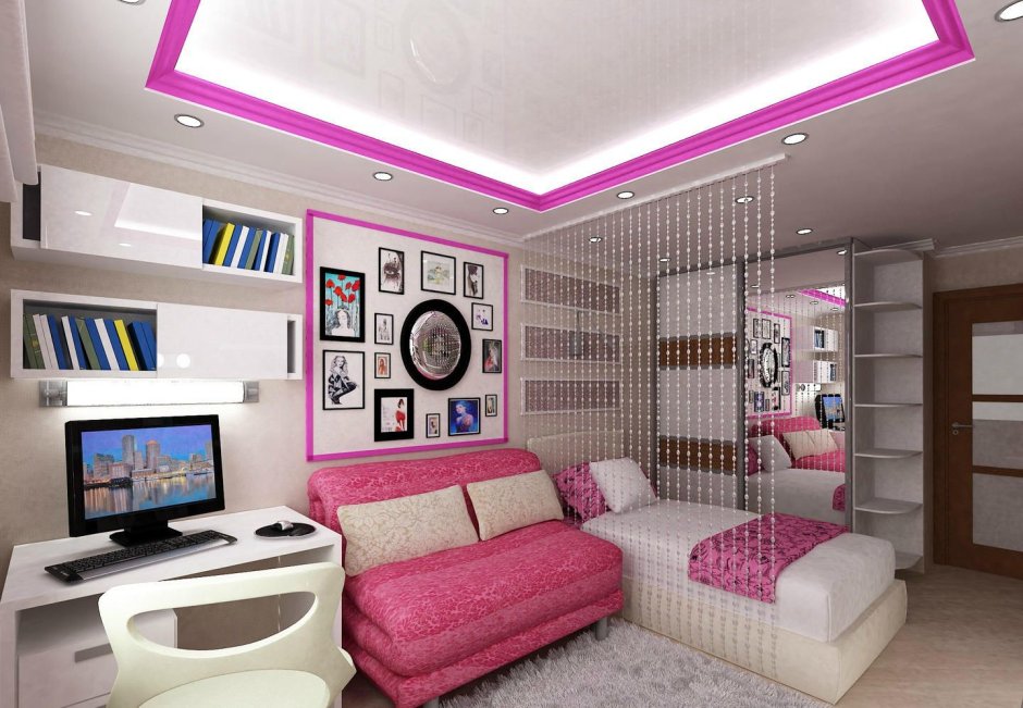 Комната для девочки в современном стиле