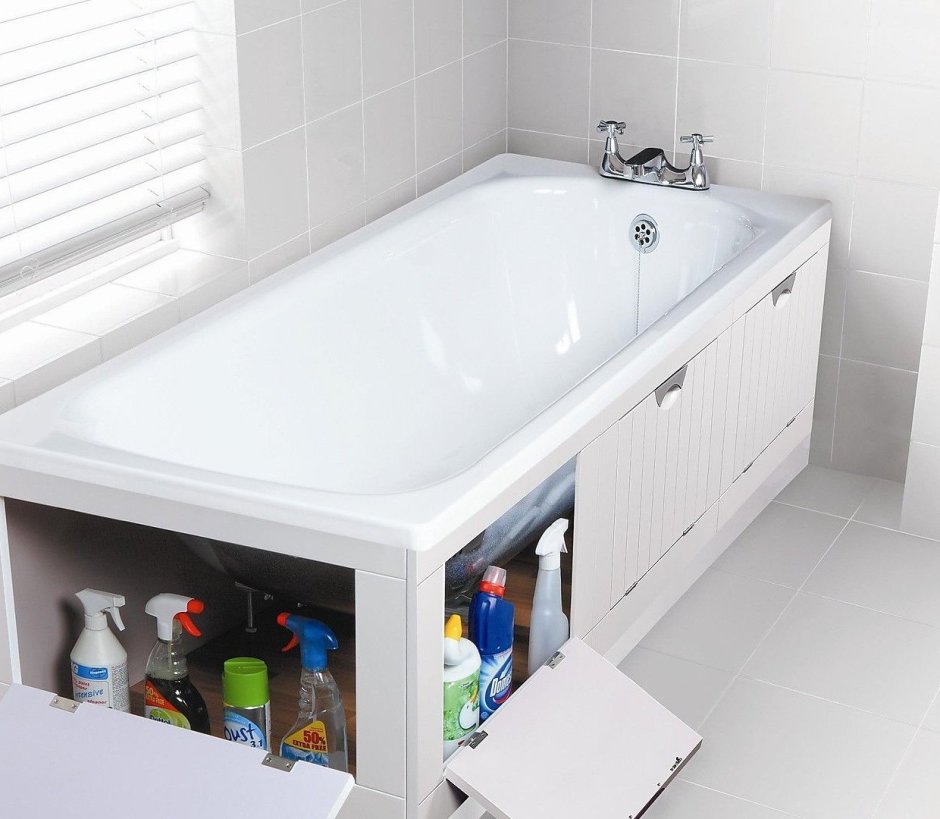 Ванна с экраном в интерьере