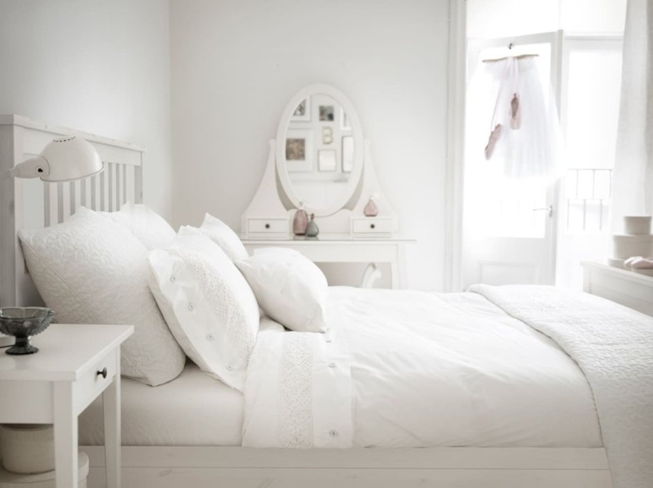 Белая спальня икеа