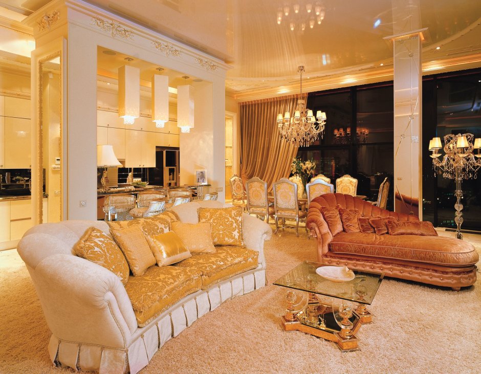 Luxury Mansion Interior гостиная