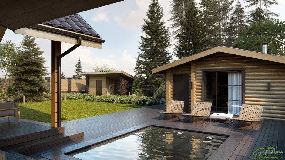 Дом с бассейном